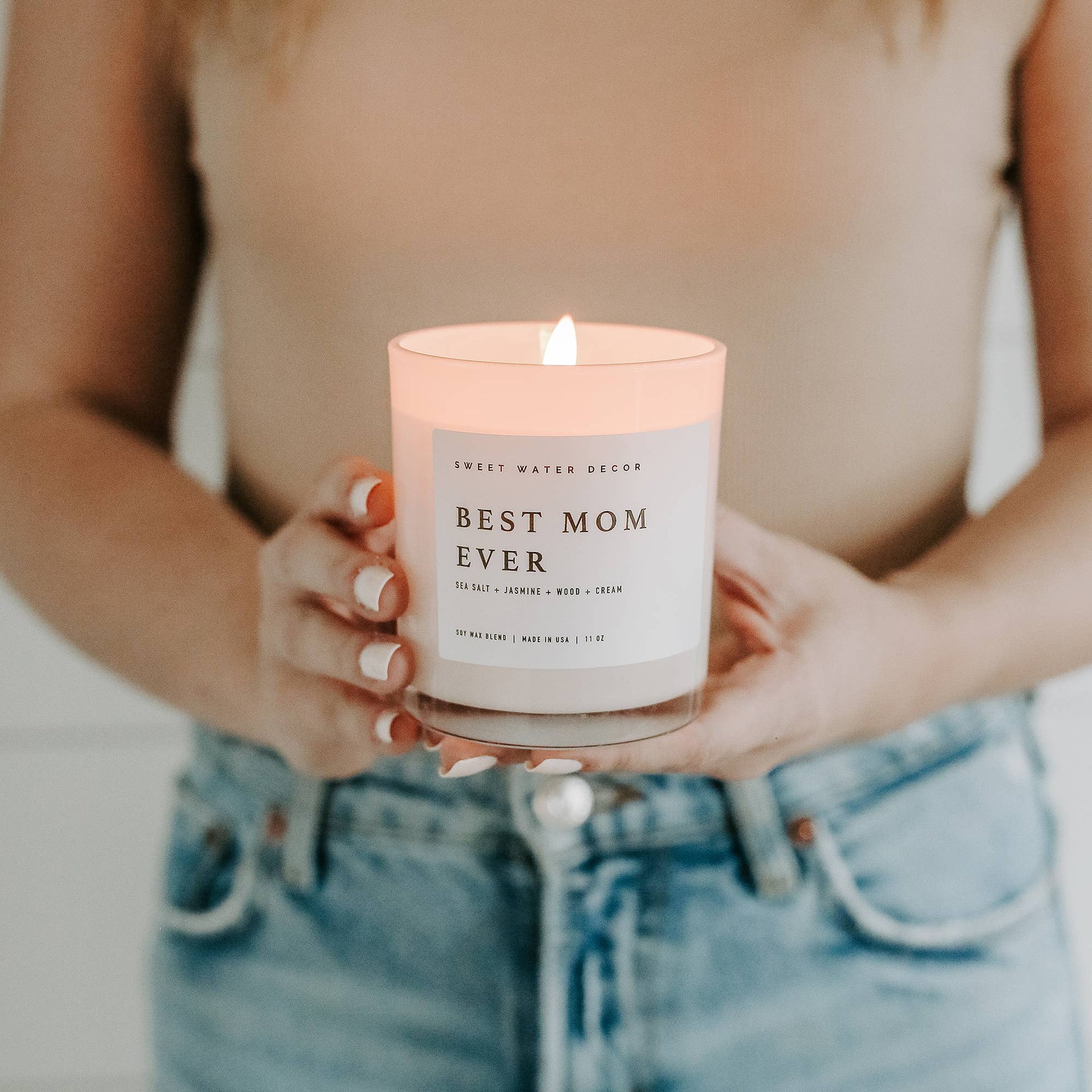 Best Mom Ever! 11 oz Soy Candle - Home Decor & Gifts - Bella Boutique