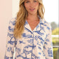 Field and Feather Pima Knit Long Sleeved Pajama