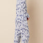 Holly Jolly Blue Print Long Sleeved Pajamas