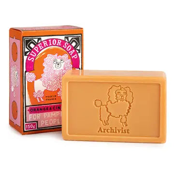 Poodle Orange Cinnamon Soap