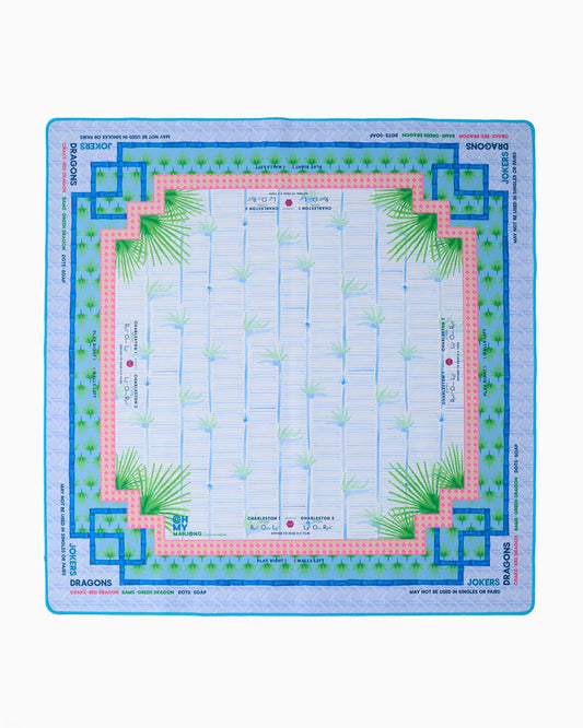 Palm Paradise Oh My Mahjong Mat - Bella Boutique