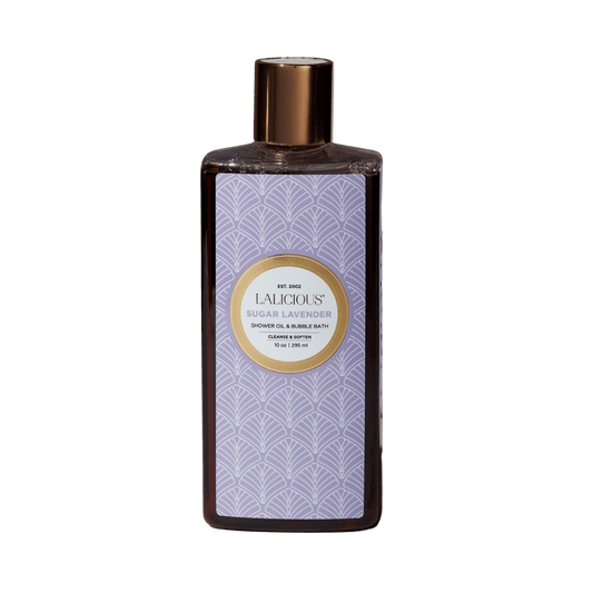 Sugar Lavender Shower Oil & Bubble Bath - 10 oz.